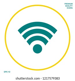 Internet connection icon. Graphic elements for your design