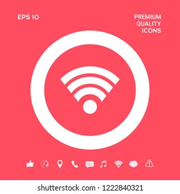 Internet connection icon. Graphic elements for your design