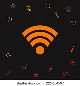Internet connection icon. Graphic elements for your design