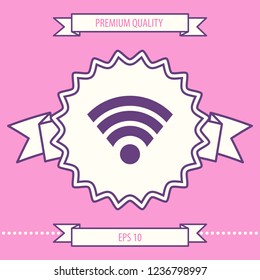 Internet connection icon. Graphic elements for your design