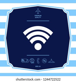 Internet connection icon. Graphic elements for your design