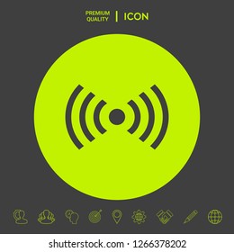 Internet connection icon. Graphic elements for your design