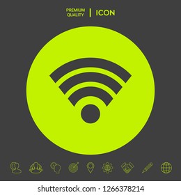 Internet connection icon. Graphic elements for your design