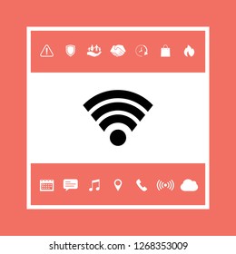 Internet connection icon. Graphic elements for your design