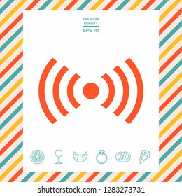 Internet connection icon. Graphic elements for your design