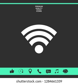 Internet connection icon. Graphic elements for your design