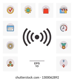 Internet connection icon. Graphic elements for your design