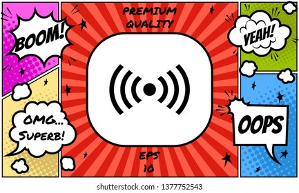 Internet connection icon. Graphic elements for your design