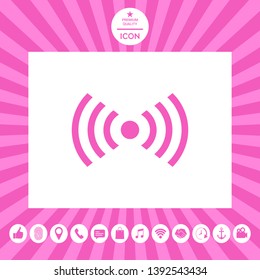 Internet connection icon. Graphic elements for your design