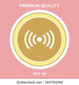 Internet connection icon. Graphic elements for your design