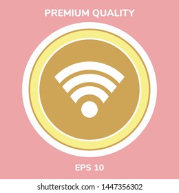 Internet connection icon. Graphic elements for your design