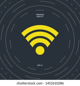 Internet connection icon. Graphic elements for your design