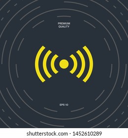Internet connection icon. Graphic elements for your design