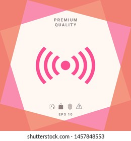 Internet connection icon. Graphic elements for your design