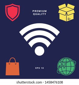 Internet connection icon. Graphic elements for your design