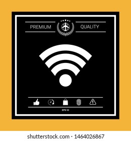 Internet connection icon. Graphic elements for your design