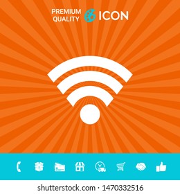 Internet connection icon. Graphic elements for your design