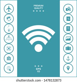 Internet connection icon. Graphic elements for your design