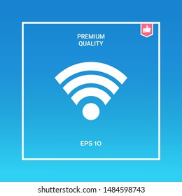 Internet connection icon. Graphic elements for your design