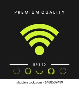 Internet connection icon. Graphic elements for your design