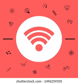 Internet connection icon. Graphic elements for your design