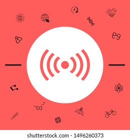 Internet connection icon. Graphic elements for your design