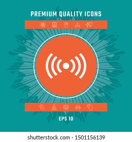 Internet connection icon. Graphic elements for your design