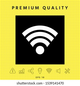 Internet connection icon. Graphic elements for your design