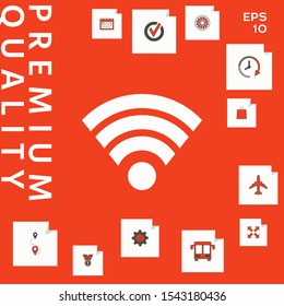 Internet connection icon. Graphic elements for your design