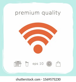 Internet connection icon. Graphic elements for your design