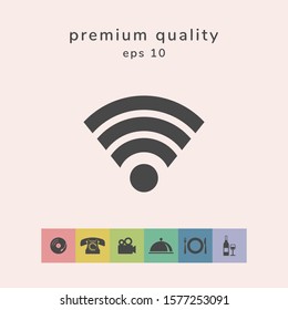Internet connection icon. Graphic elements for your design