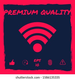 Internet connection icon. Graphic elements for your design