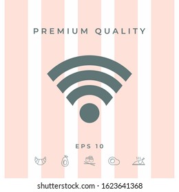 Internet connection icon. Graphic elements for your design