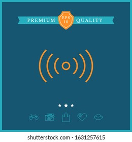 Internet connection icon. Graphic elements for your design