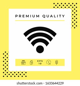 Internet connection icon. Graphic elements for your design