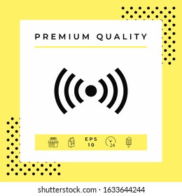 Internet connection icon. Graphic elements for your design