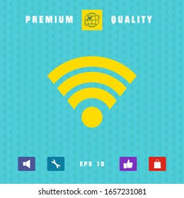 Internet connection icon. Graphic elements for your design