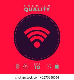 Internet connection icon. Graphic elements for your design