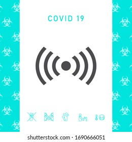 Internet connection icon. Graphic elements for your design