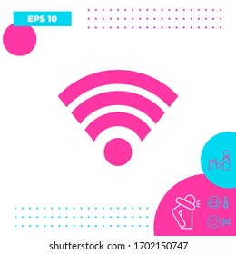 Internet connection icon. Graphic elements for your design