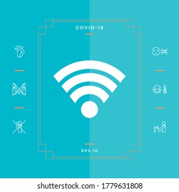 Internet connection icon. Graphic elements for your design