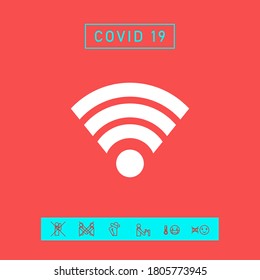 Internet connection icon. Graphic elements for your design