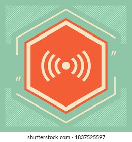 Internet connection icon. Graphic elements for your design