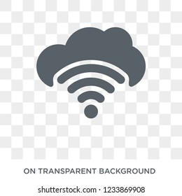 Internet connection icon. Trendy flat vector Internet connection icon on transparent background from Internet Security and Networking collection. 