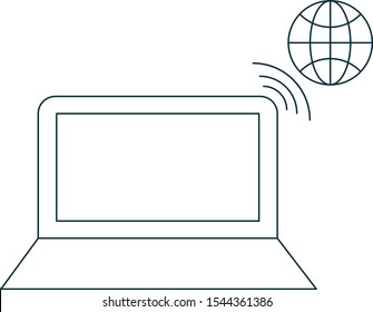 Internet connection icon vector illustration