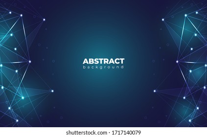 Internet connection, with neon effect, technology background. digital science technology concept. Digital technology backdrop. Vector illustration