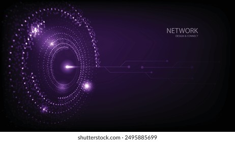 Internet connection on a large database, sending analysis, processing on a technology background, graphics, illustrations.