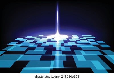 Internet connection on a large database, sending analysis, processing on a technology background, graphics, illustrations.