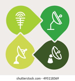 Internet Connection Signal Vector Object