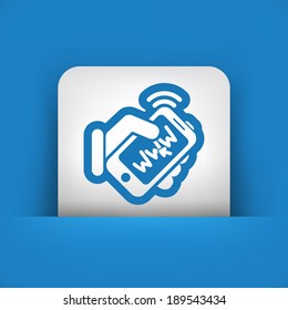 Internet connection smartphone